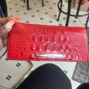 Brahmin Red wallet